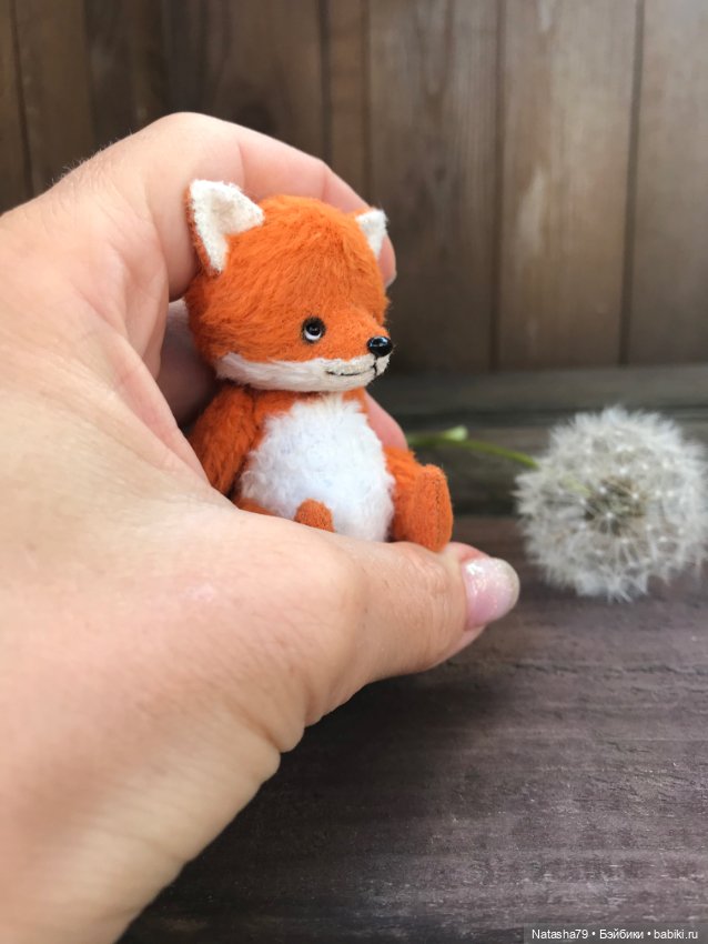 Лисичка Тедди мини — Авторские игрушки (фото 4)