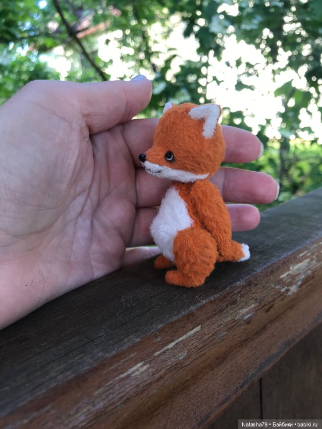 Лисичка Тедди мини — Авторские игрушки (фото 6)