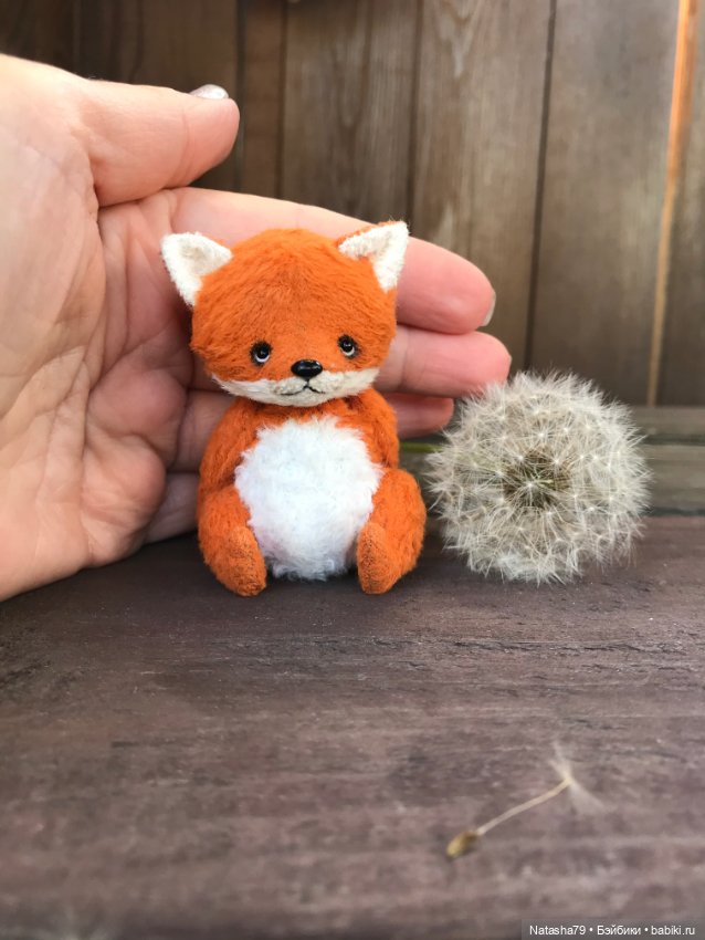 Лисичка Тедди мини — Авторские игрушки (фото 3)
