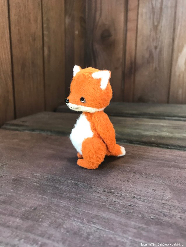 Лисичка Тедди мини — Авторские игрушки