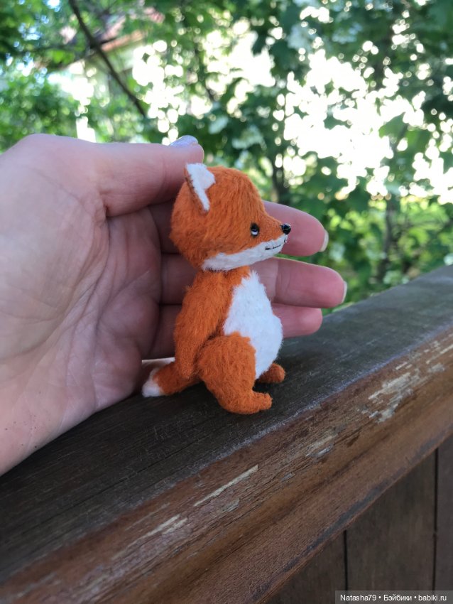 Лисичка Тедди мини — Авторские игрушки (фото 7)