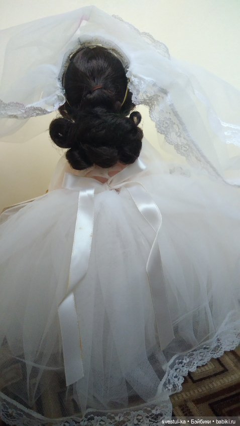 Винтажная невеста от Мадам Александер 1965 г.в.Снижение цены до 2500 (фото 8)