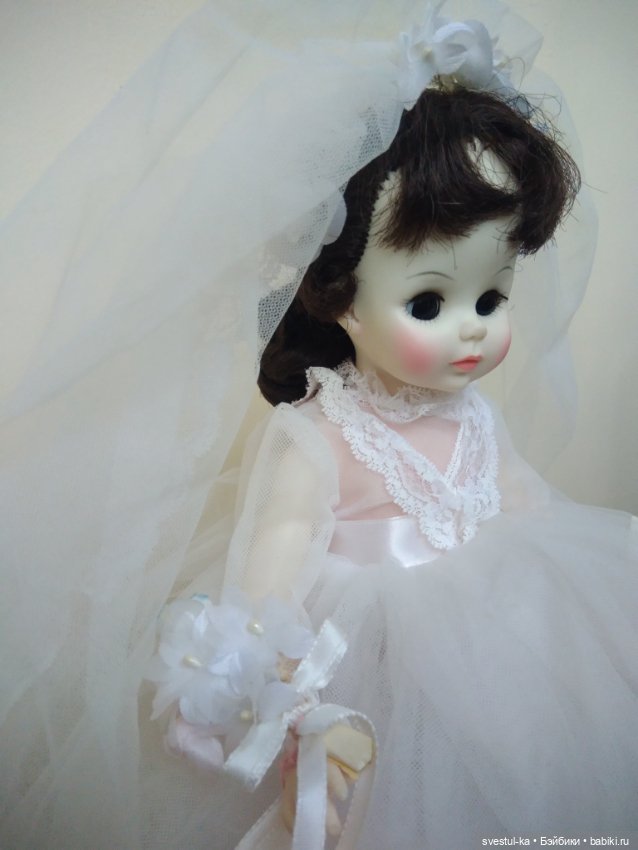 Винтажная невеста от Мадам Александер 1965 г.в.Снижение цены до 2500 (фото 3)