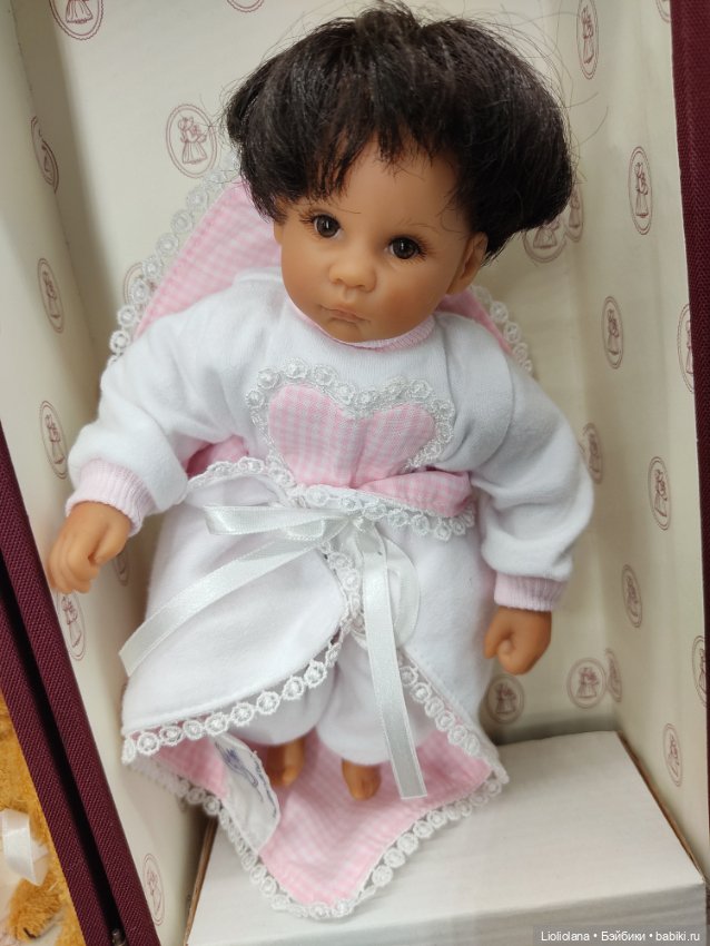 Малышка в чемодане-переноске от Lee Middleton. 20 см. Винил. Рассрочка (фото 3)