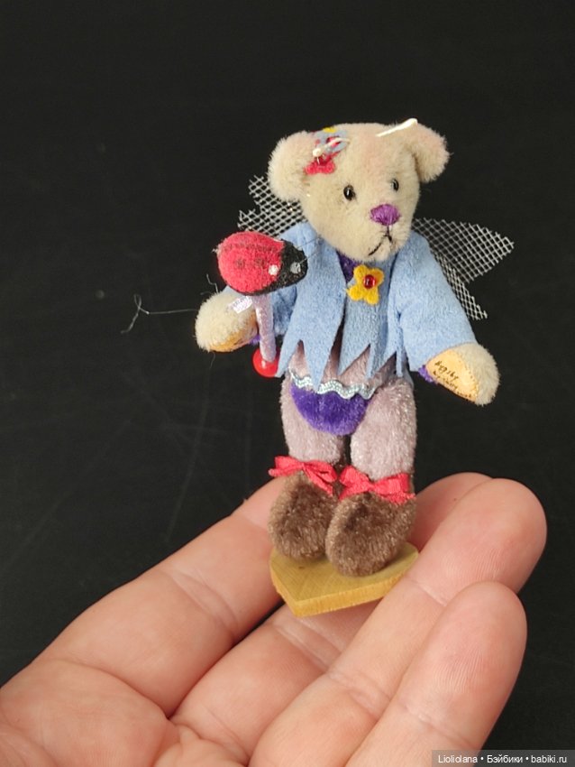 Мишка Багсби от Sally Lambert. 7 см (фото 2)