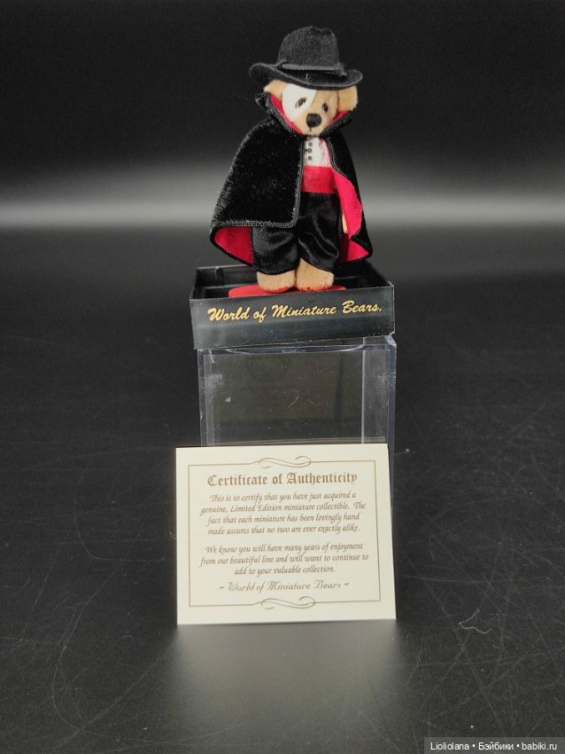 Мишка Призрак Оперы. 1999 год. 7 см