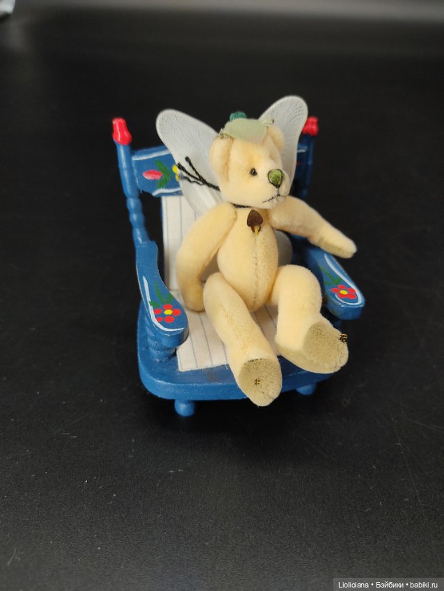 Мишка Листовая фея от Ganz. 8 см. Миниатюра (фото 2)