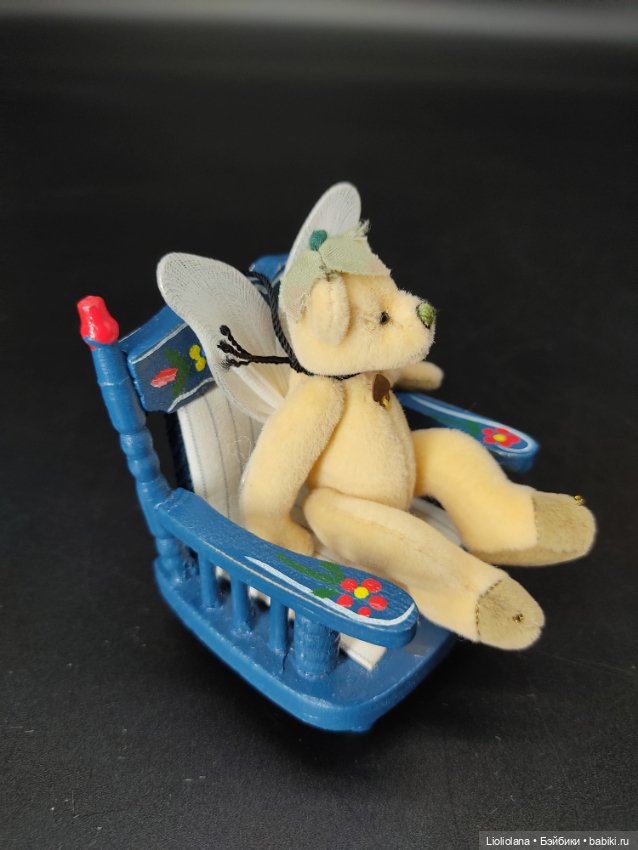 Мишка Листовая фея от Ganz. 8 см. Миниатюра (фото 3)