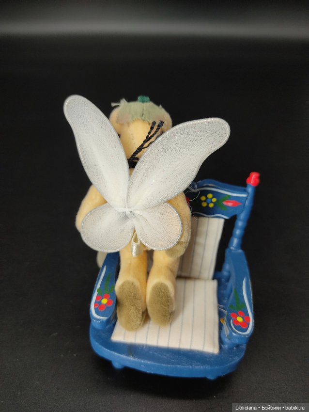 Мишка Листовая фея от Ganz. 8 см. Миниатюра (фото 6)