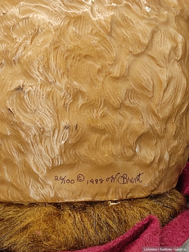 Мишка Помощник Санты от Wendy Brent. 1988 год. Рассрочка