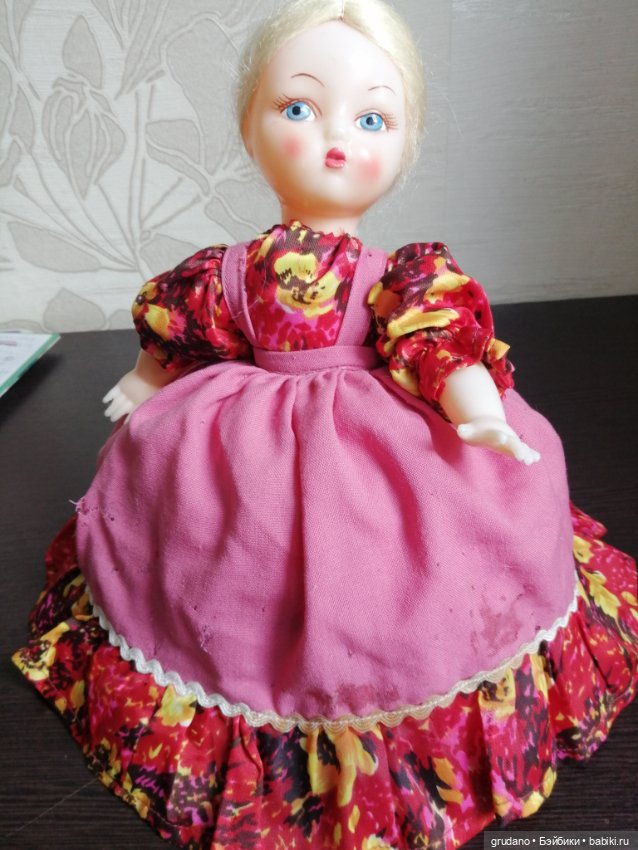 Винтажная кукла чайница - на чайник СССР- (фото 2)