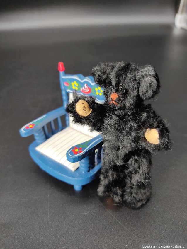 Мишка Эбони от Little Gem Teddy Bear. 8 см (фото 2)