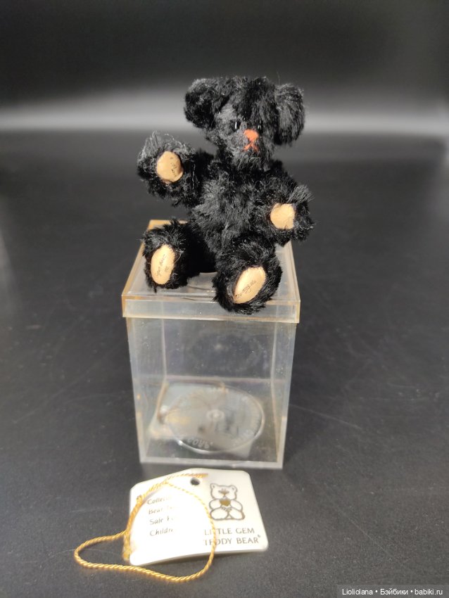 Мишка Эбони от Little Gem Teddy Bear. 8 см (фото 10)