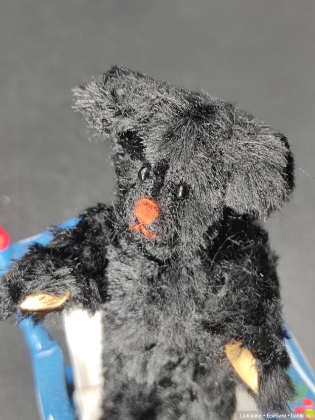 Мишка Эбони от Little Gem Teddy Bear. 8 см (фото 6)