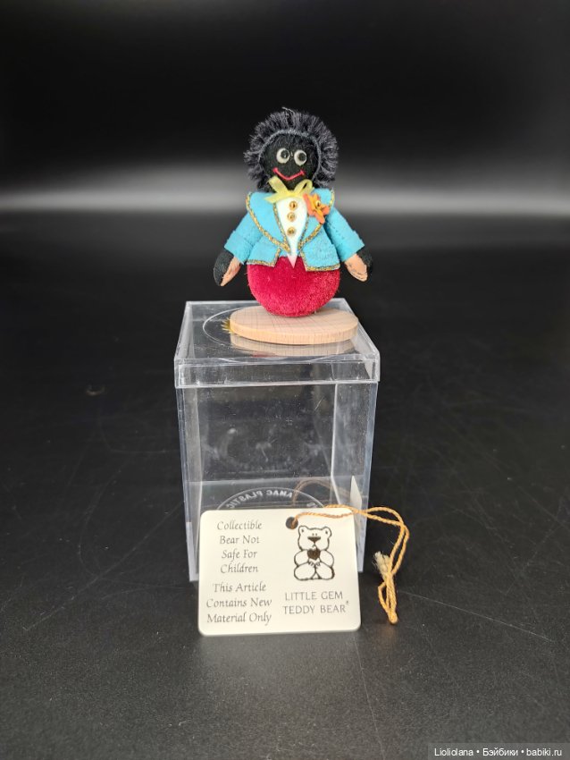 Кукла-неваляшка Голлиго от Deborah Ganham. 7 см