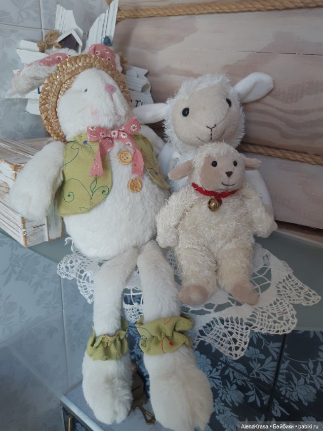 Зайка,овечки — Игрушки для детей