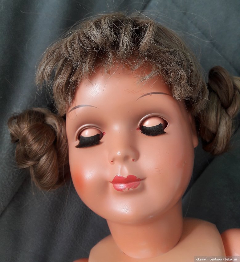 Очень красивая редкая кукла 50х годов, Германия (фото 8)