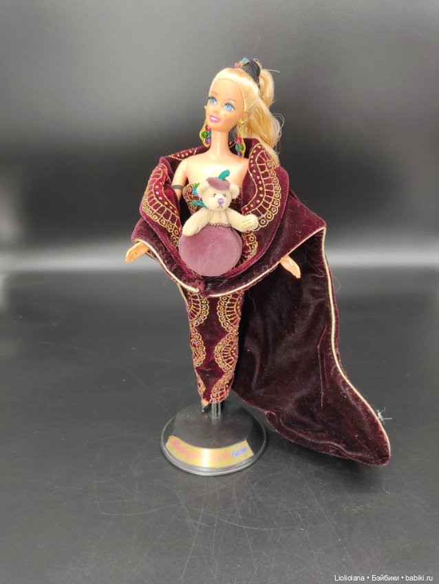 Мишка Сливовый Пудинг от Linda Mullins. 7 см. Миниатюра (фото 9)