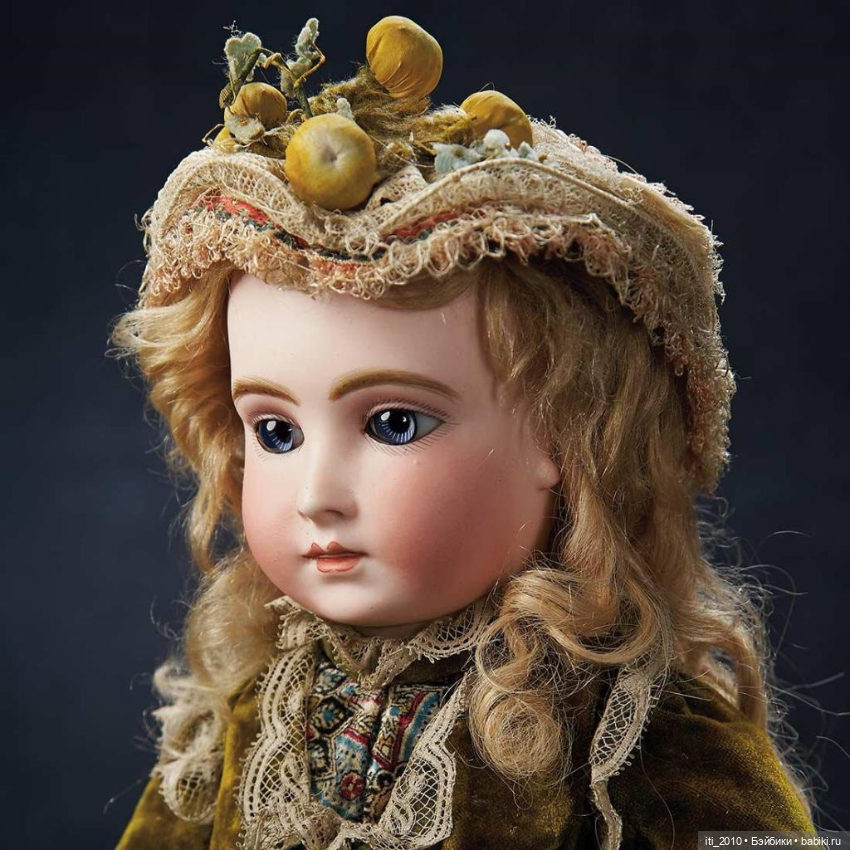 Отличного качества РЕПЛИКА ГОЛОВЫ антикварной куклы HALLOPEAU (Халлопо) от Margaret Ann Wolf-Wilson