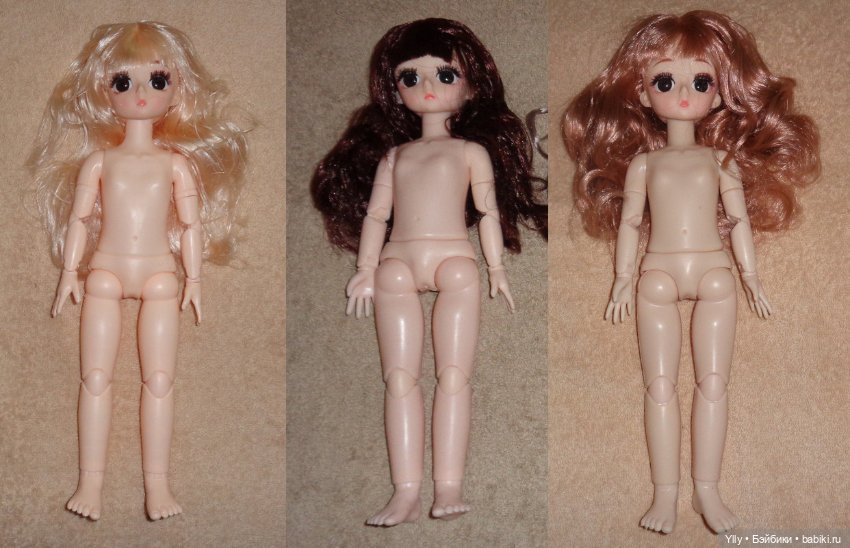 Шарнирные куколки 28см и головы