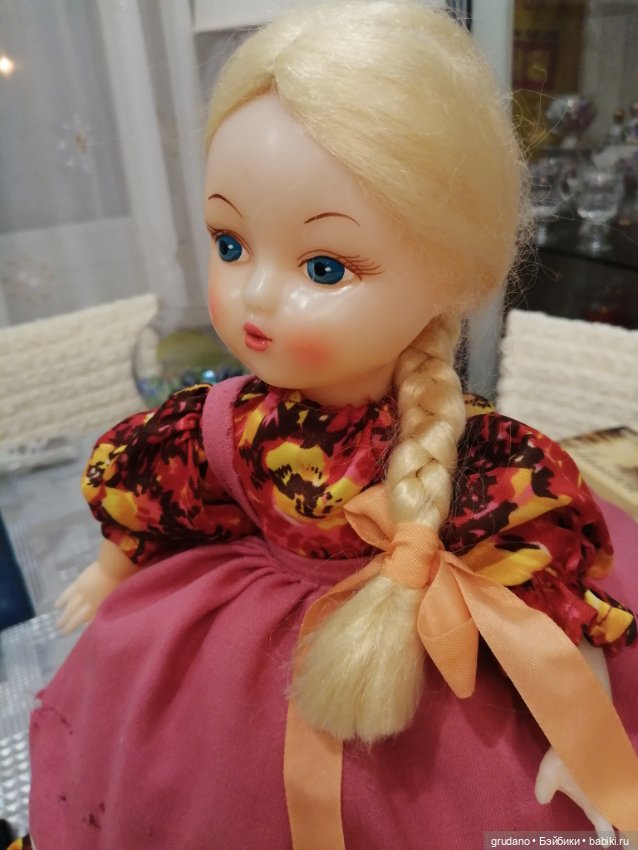 Винтажная кукла чайница - на чайник СССР- (фото 7)