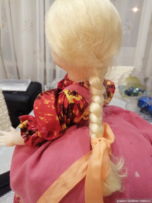 Винтажная кукла чайница - на чайник СССР- (фото 6)