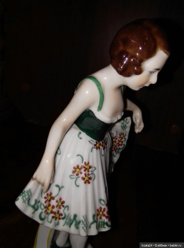 Статуэтка Германия Балерина, девочка. Фолькштет (фото 6)