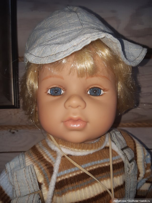 Кукла мальчик с обезьяной,Германия (фото 2)