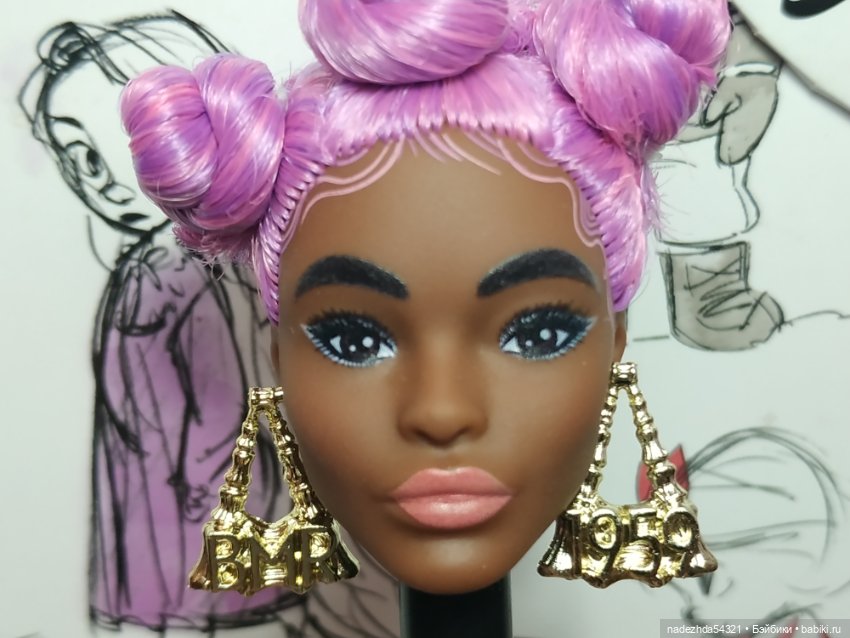 Голова Барби БМР 1959 2 волна петит (фото 7)