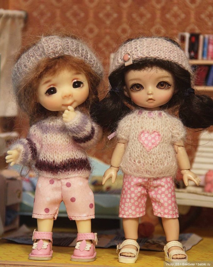 2 комплекта одежды и вязаное платье для 1/8 бжд Lati Yellow, Nikki Britt, Irrealdoll, Meadowdoll