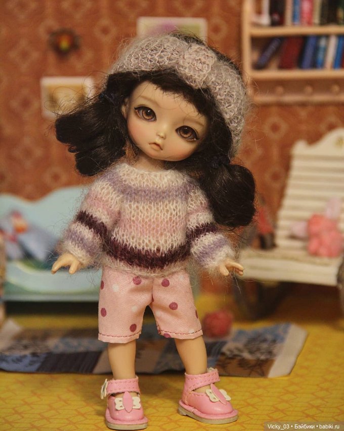 2 комплекта одежды и вязаное платье для 1/8 бжд Lati Yellow, Nikki Britt, Irrealdoll, Meadowdoll (фото 2)