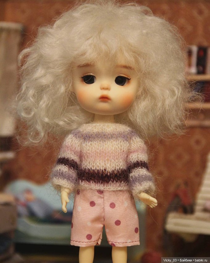 2 комплекта одежды и вязаное платье для 1/8 бжд Lati Yellow, Nikki Britt, Irrealdoll, Meadowdoll (фото 6)