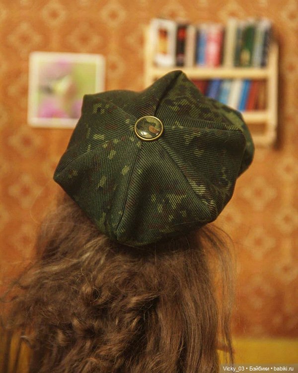 Джинсовые комбинезоны + костюм-хаки для малышек 1/8 бжд