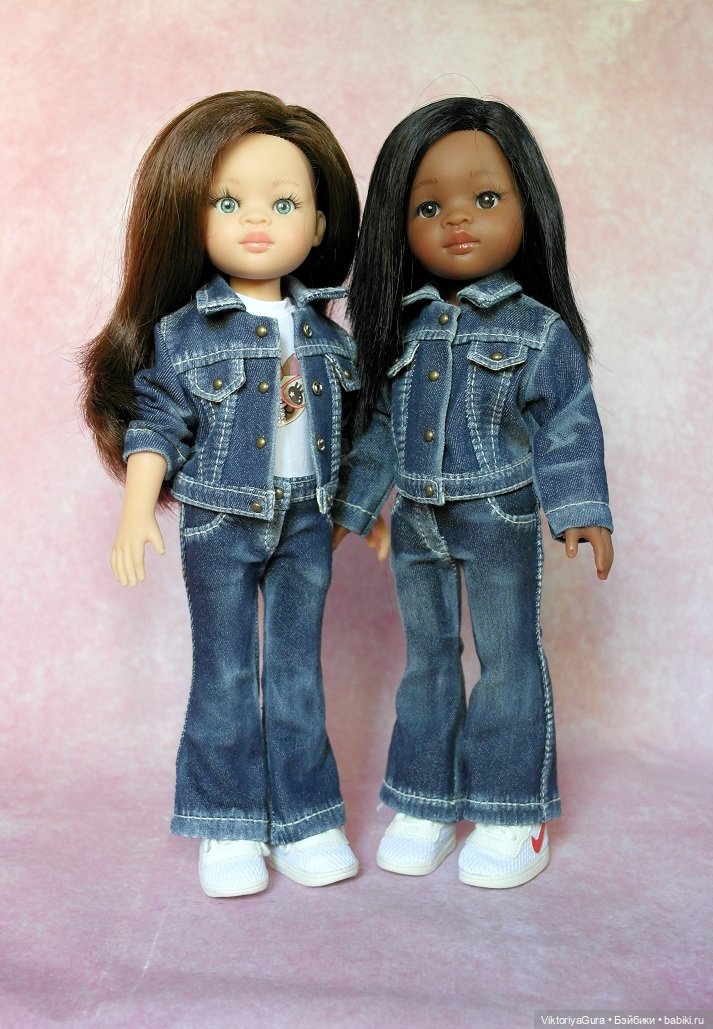 Комплект одежды для куклы Барби, из джинсовой ткани, с рукавом принцессы | AliExpress