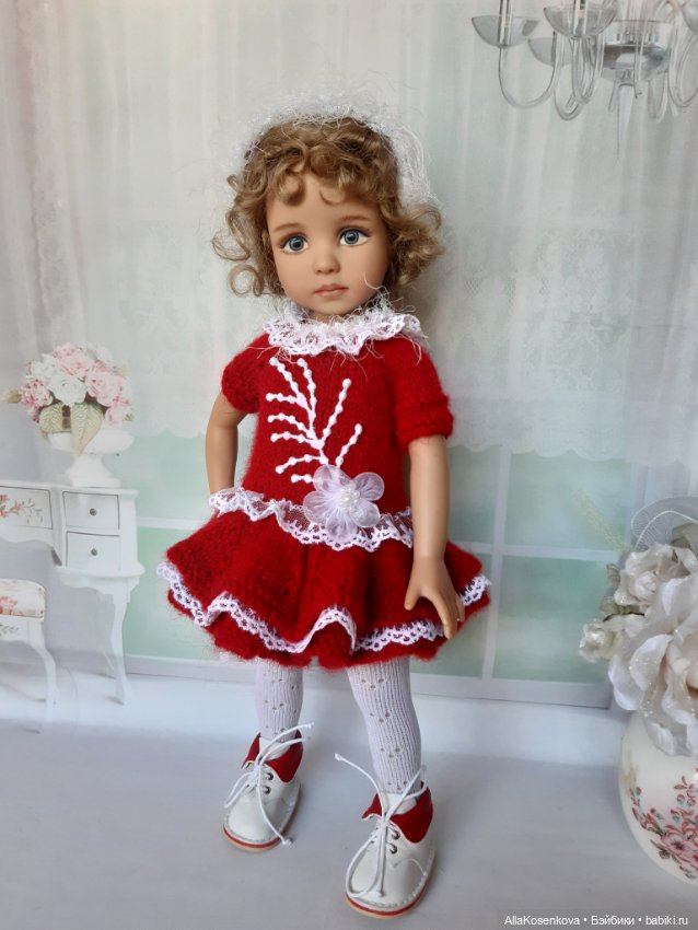 Платье для кукол 33 см — Одежда для кукол (фото 2)