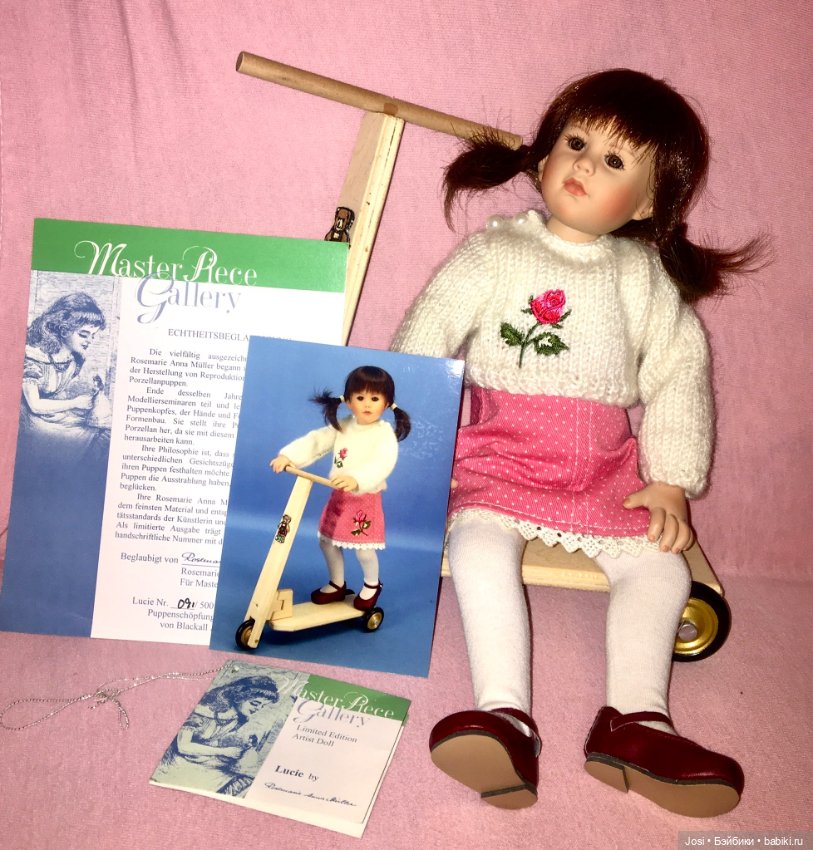 Редкая Lucie с самокатом от Rosemarie Muller (фото 7)