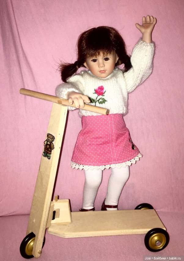 Редкая Lucie с самокатом от Rosemarie Muller (фото 5)