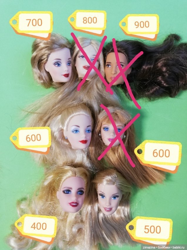 Головы коллекционных Барби (фото 5)