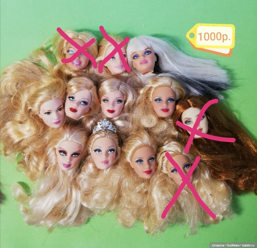 Головы коллекционных Барби (фото 6)