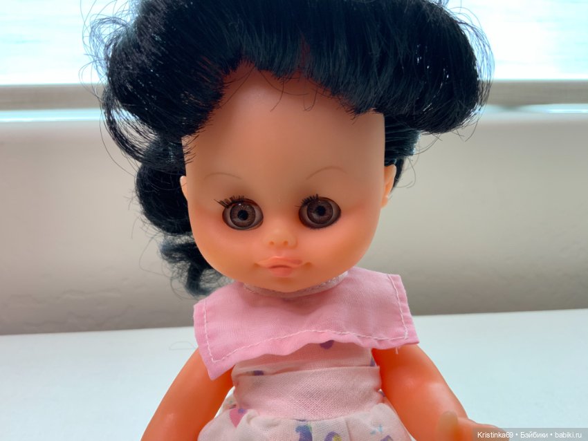 Очаровательная малышка с чёрными волосами. 1989 год Югославия (фото 8)