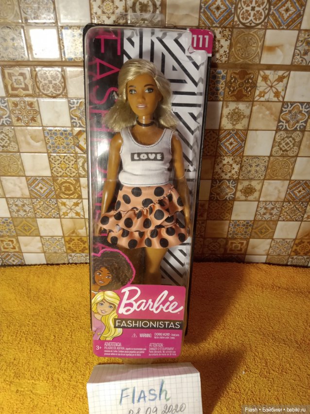 Барби fashionistas пухляшка# 111 (фото 4)