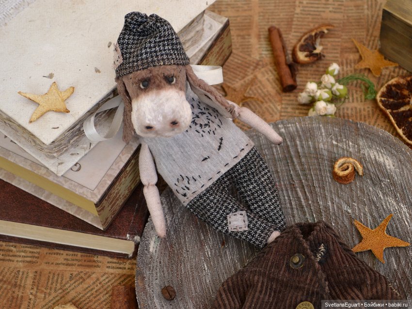 Ослик бичик — Авторские игрушки (фото 2)