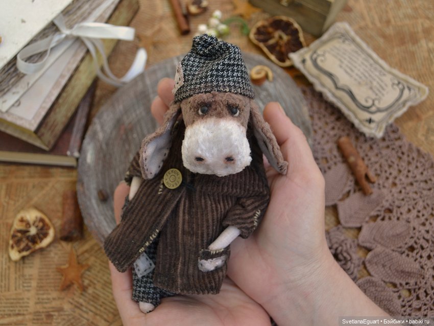 Ослик бичик — Авторские игрушки (фото 3)