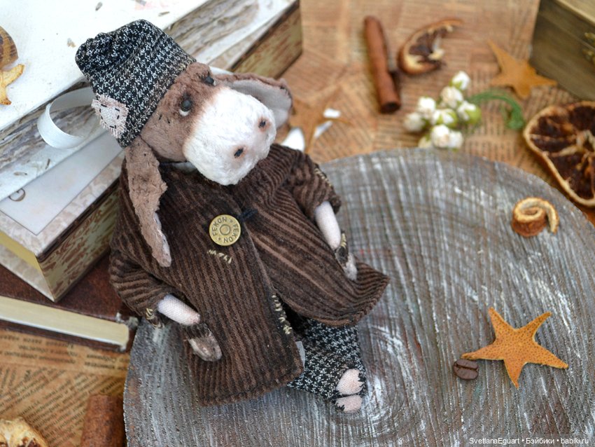 Ослик бичик — Авторские игрушки (фото 4)