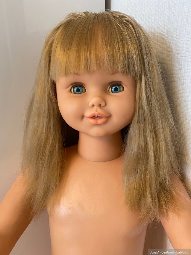 Кукла Jesmar 1995 года, 90 см, в идеальном состоянии. Шагающий механизм (фото 5)