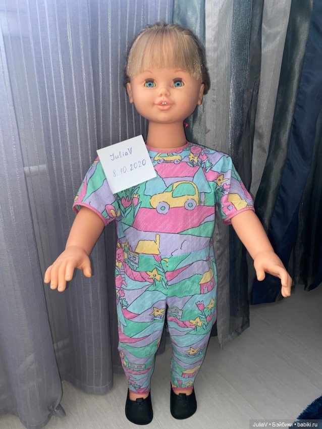 Кукла Jesmar 1995 года, 90 см, в идеальном состоянии. Шагающий механизм