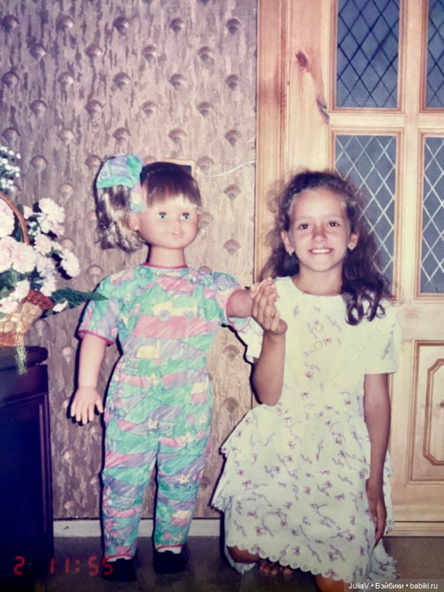 Кукла Jesmar 1995 года, 90 см, в идеальном состоянии. Шагающий механизм (фото 10)