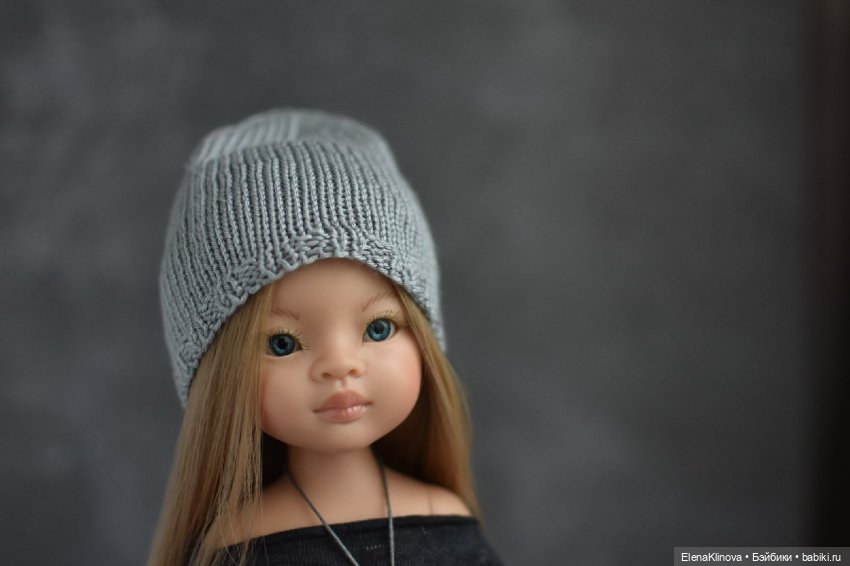 Мастер-класс по вязанию "Три любимых шапки" для кукол Paola Reina (32-34 см) (фото 5)