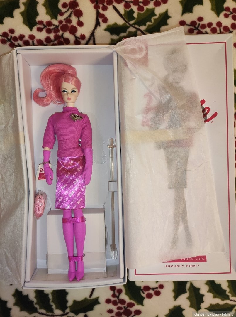 Barbie 60th anniversary doll pink 2025