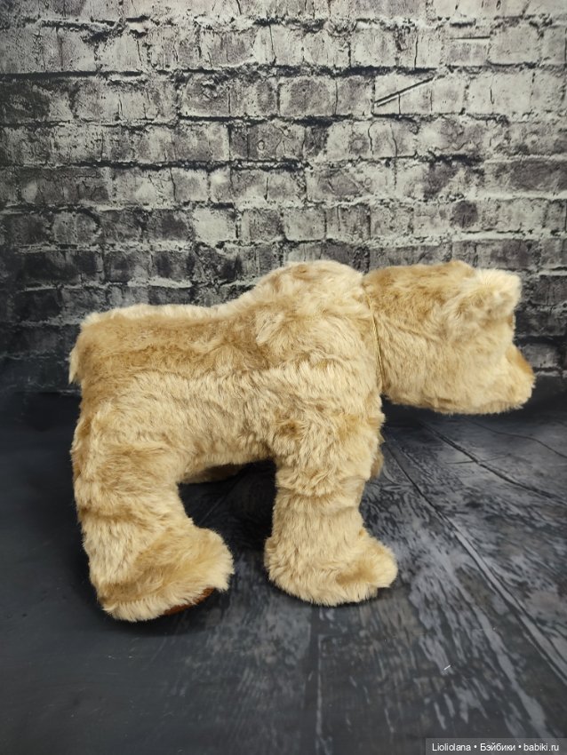 Мишка из 100% мохера от Lou Ann. США (фото 6)